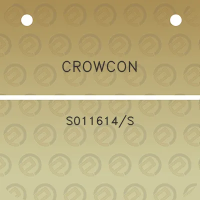 crowcon-s011614s