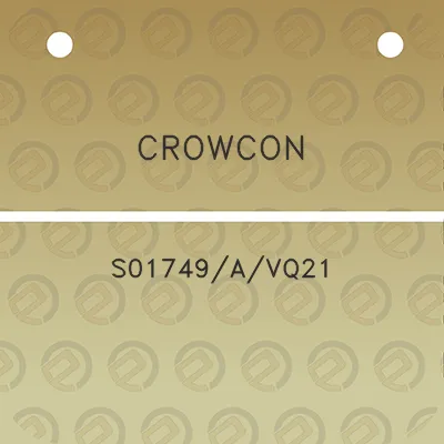 crowcon-s01749avq21