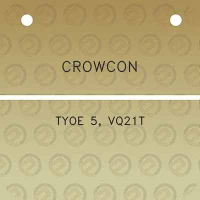 crowcon-tyoe-5-vq21t