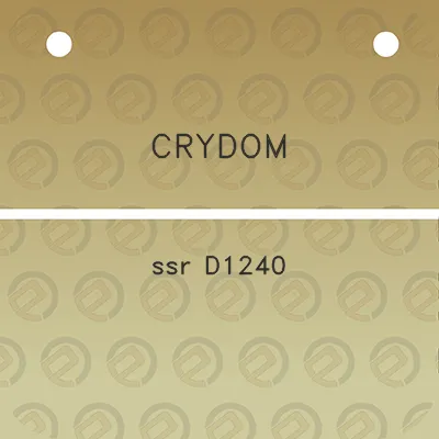 crydom-ssr-d1240