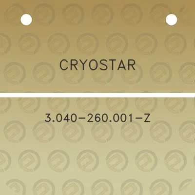 cryostar-3040-260001-z