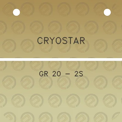 cryostar-gr-20-2s