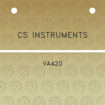 cs-instruments-va420