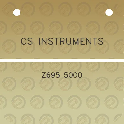 cs-instruments-z695-5000