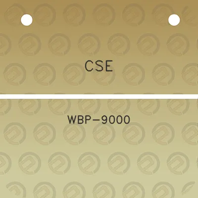 cse-wbp-9000