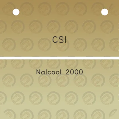 csi-nalcool-2000