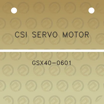 csi-servo-motor-gsx40-0601