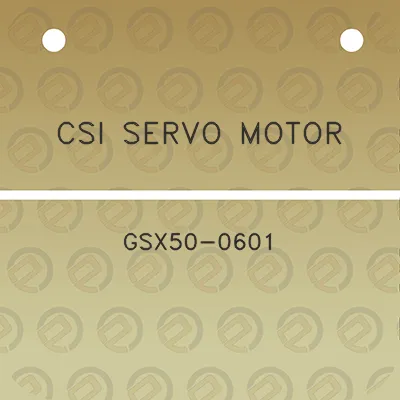 csi-servo-motor-gsx50-0601