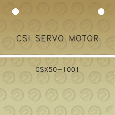 csi-servo-motor-gsx50-1001