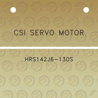 csi-servo-motor-hrs142j6-130s