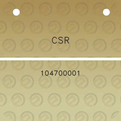 csr-104700001