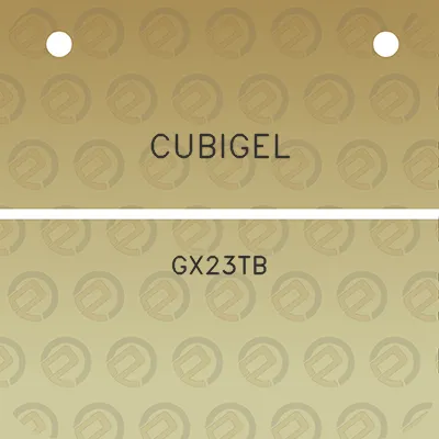 cubigel-gx23tb