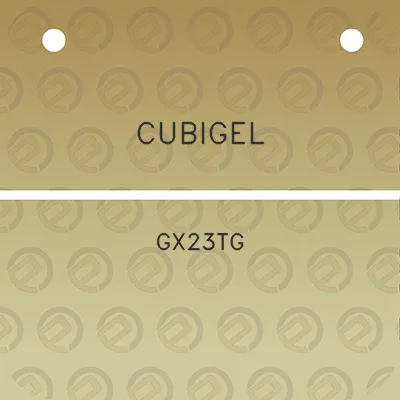 cubigel-gx23tg