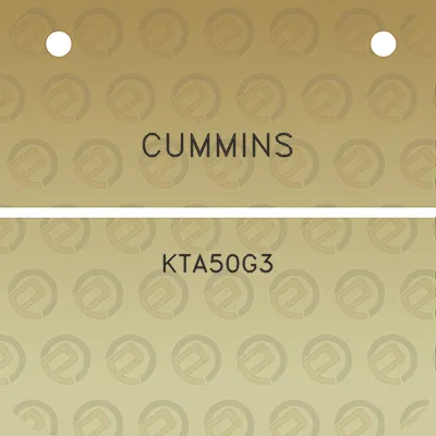 cummins-kta50g3