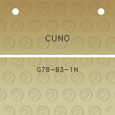 cuno-g78-b3-1n