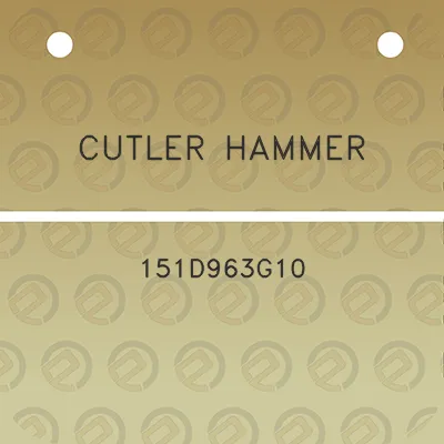 cutler-hammer-151d963g10