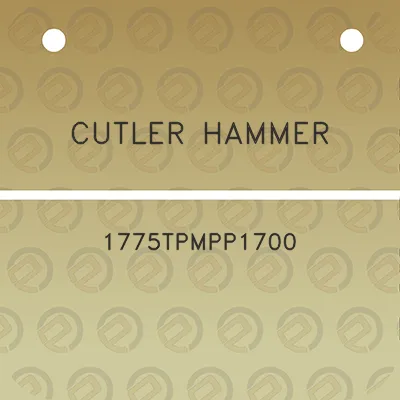 cutler-hammer-1775tpmpp1700