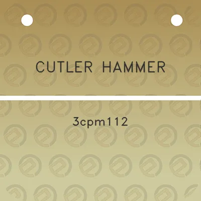 cutler-hammer-3cpm112