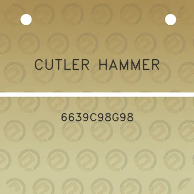 cutler-hammer-6639c98g98