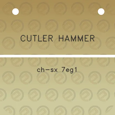 cutler-hammer-ch-sx-7eg1