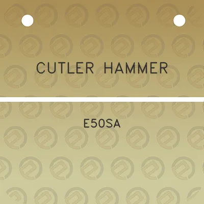 cutler-hammer-e50sa