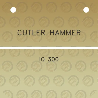 cutler-hammer-iq-300