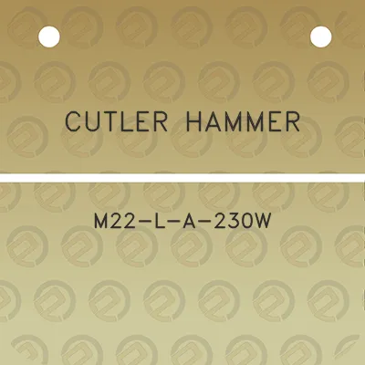 cutler-hammer-m22-l-a-230w