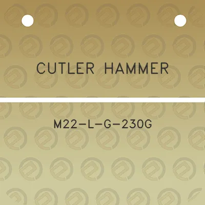 cutler-hammer-m22-l-g-230g