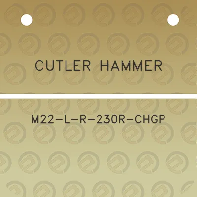 cutler-hammer-m22-l-r-230r-chgp