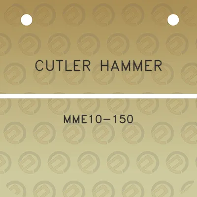 cutler-hammer-mme10-150