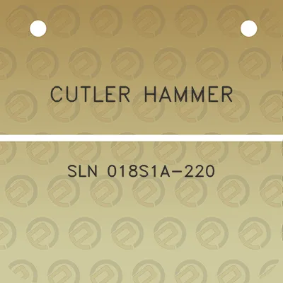 cutler-hammer-sln-018s1a-220