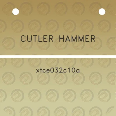 cutler-hammer-xtce032c10a