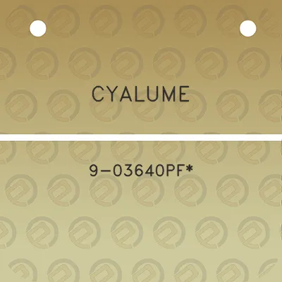 cyalume-9-03640pf