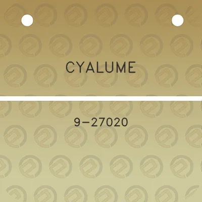 cyalume-9-27020