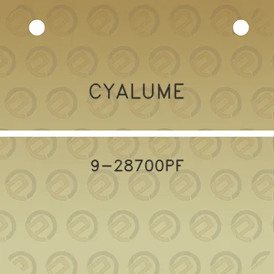 cyalume-9-28700pf