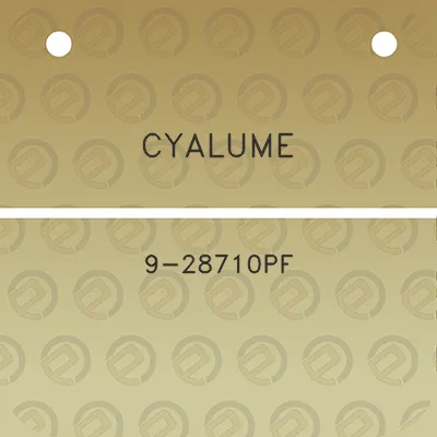 cyalume-9-28710pf