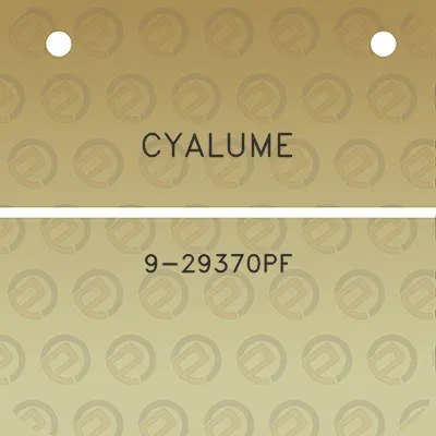 cyalume-9-29370pf