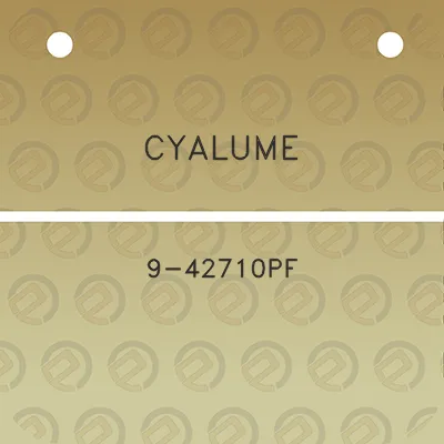 cyalume-9-42710pf