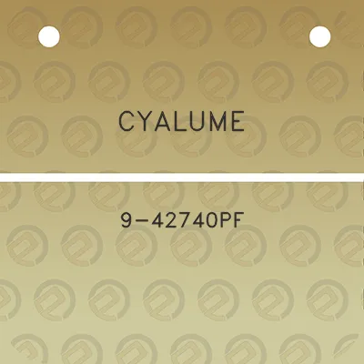 cyalume-9-42740pf