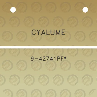 cyalume-9-42741pf