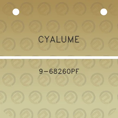 cyalume-9-68260pf