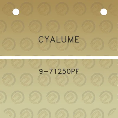 cyalume-9-71250pf