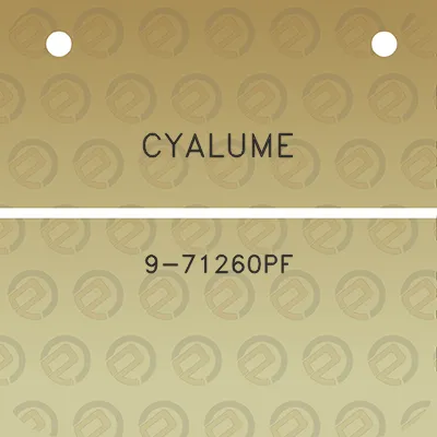 cyalume-9-71260pf