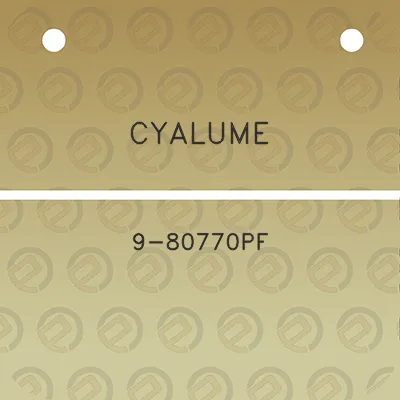 cyalume-9-80770pf