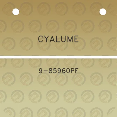 cyalume-9-85960pf