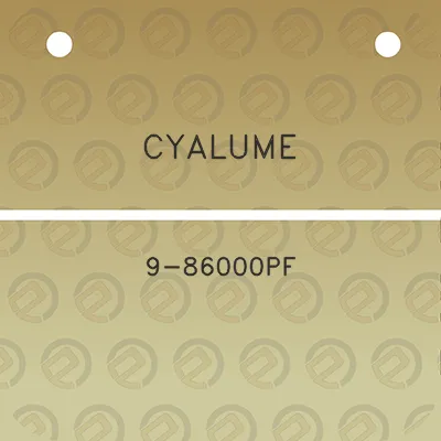 cyalume-9-86000pf