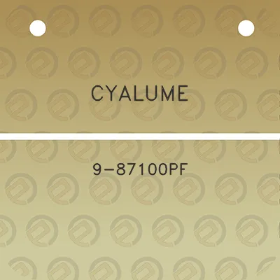 cyalume-9-87100pf