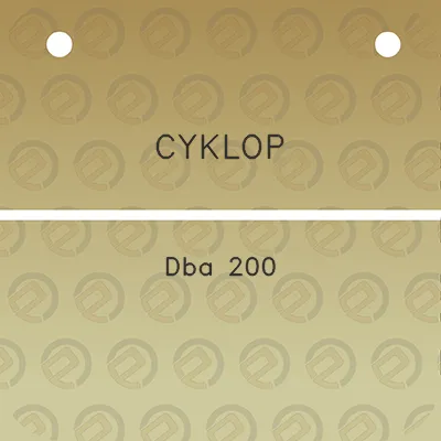 cyklop-dba-200