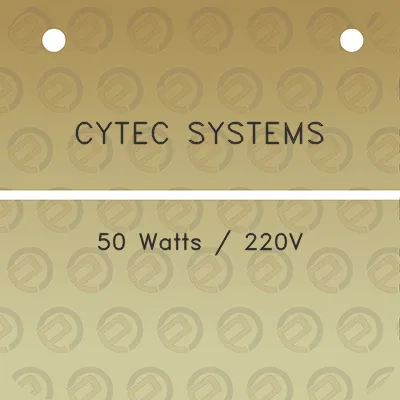 cytec-systems-50-watts-220v