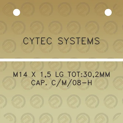 cytec-systems-m14-x-15-lg-tot302mm-cap-cm08-h